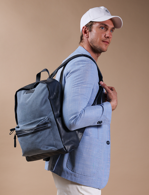 Cotton canvas backpack