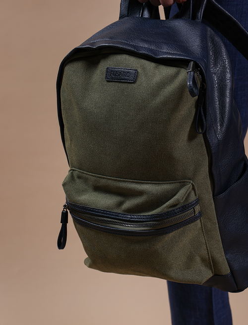 Cotton canvas backpack