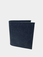 Wallet in canvas and leather