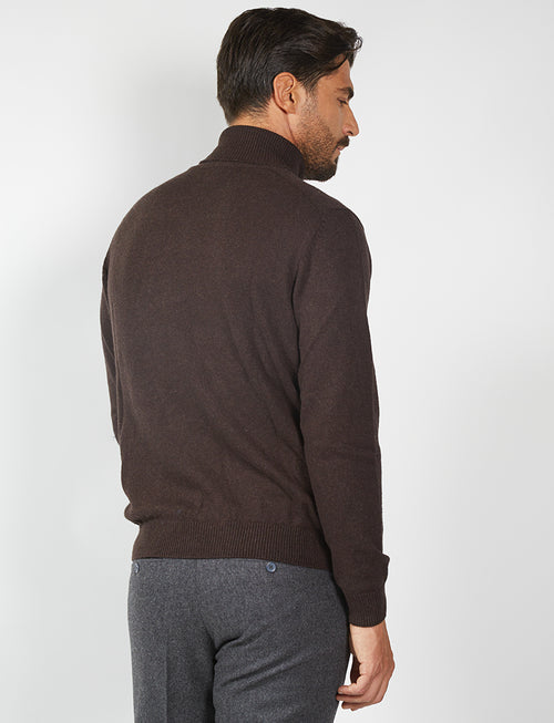 Basic turtleneck in merino wool