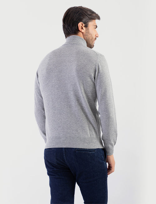 Basic turtleneck in merino wool