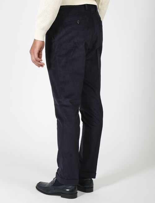 Cotton velvet trousers