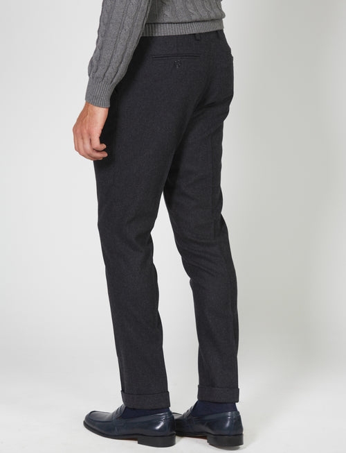 Wool flannel trousers