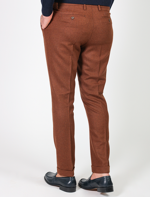 Wool flannel trousers