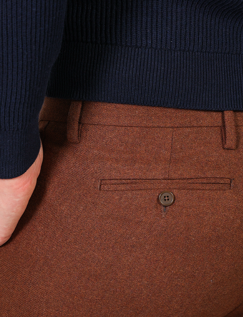 Wool flannel trousers