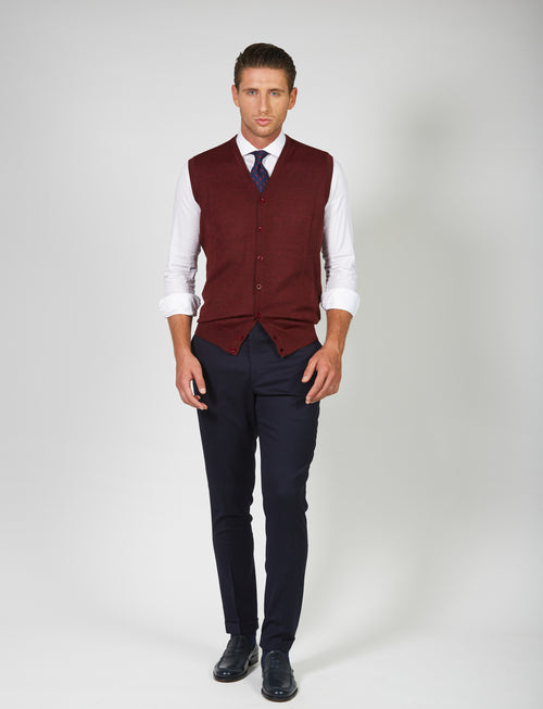 Merino wool vest