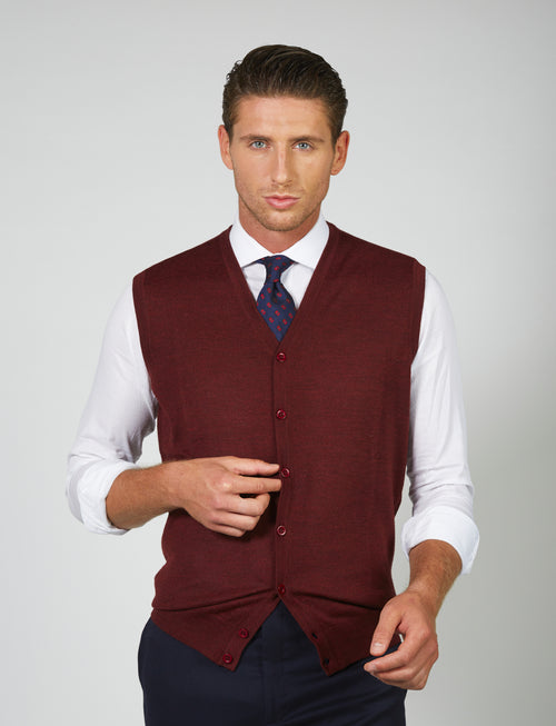 Merino wool vest