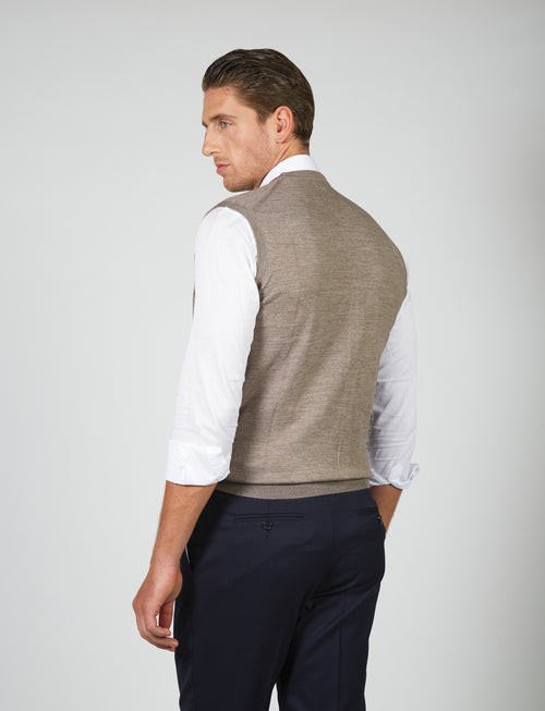 Merino wool vest