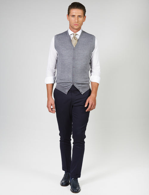 Merino wool vest