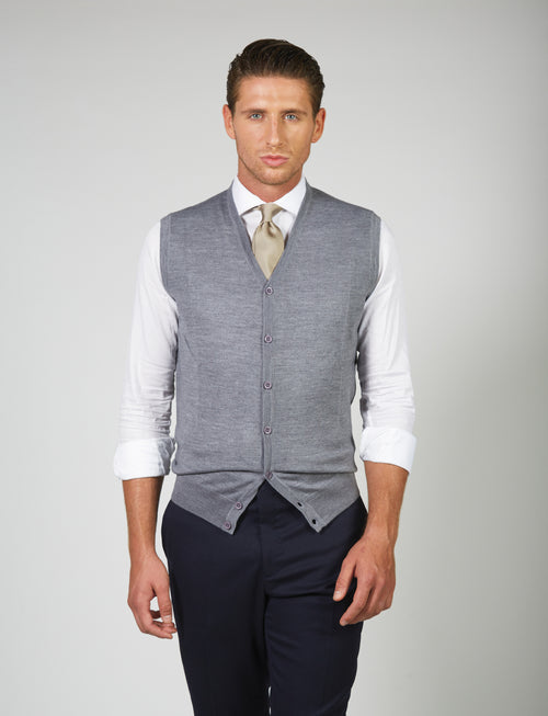 Merino wool vest