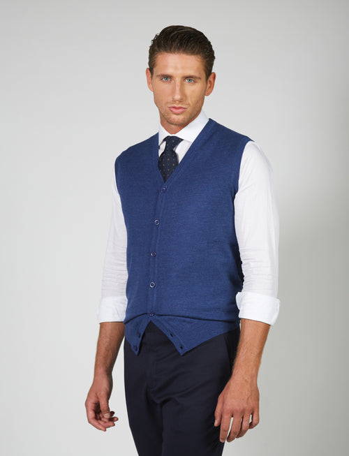 Merino wool vest