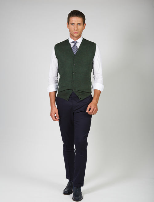 Merino wool vest