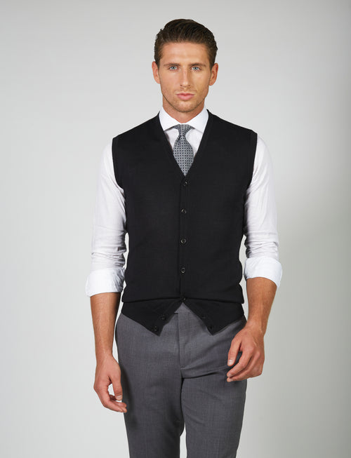 Merino wool vest