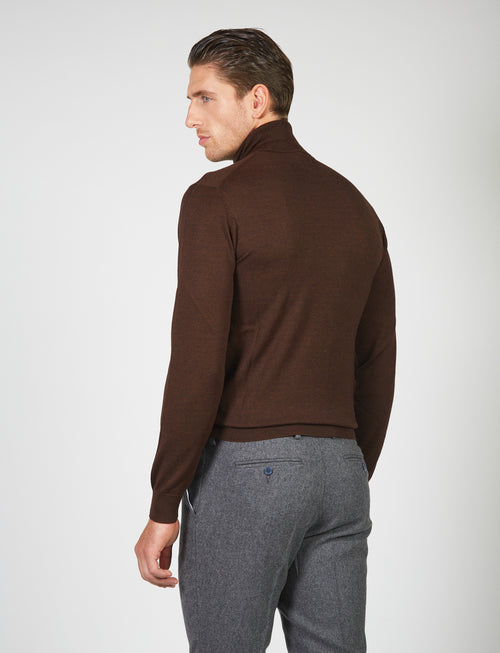 Basic turtleneck in merino wool