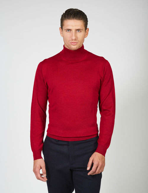 Basic turtleneck in merino wool