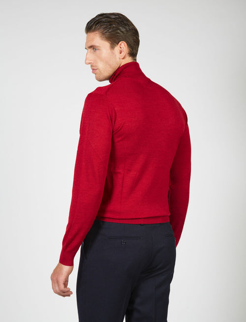 Basic turtleneck in merino wool