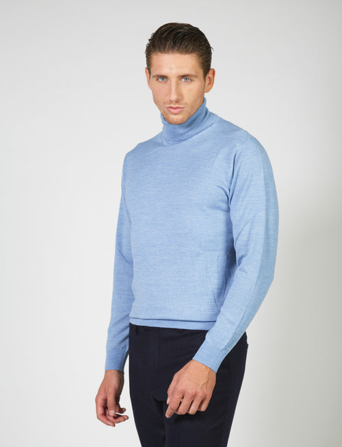 Basic turtleneck in merino wool