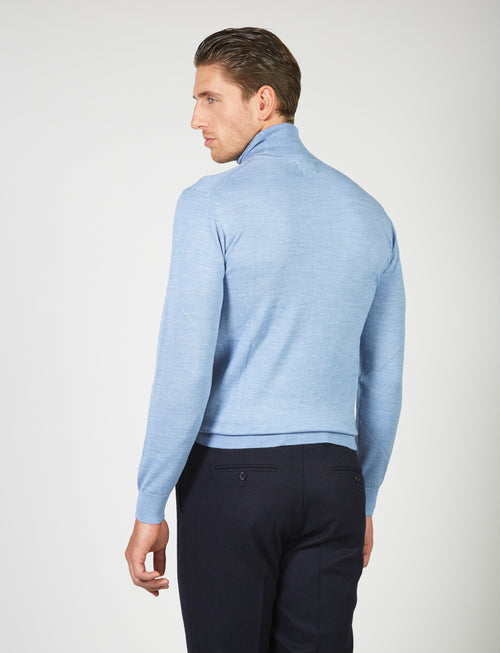 Basic turtleneck in merino wool