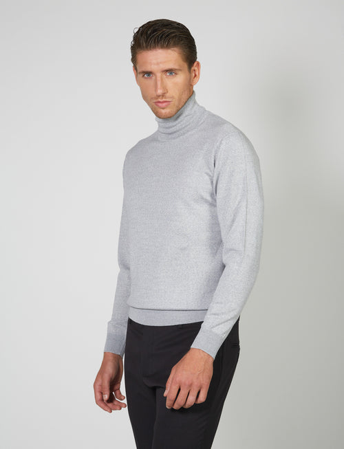 Basic turtleneck in merino wool