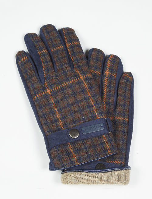 Houndstooth gloves