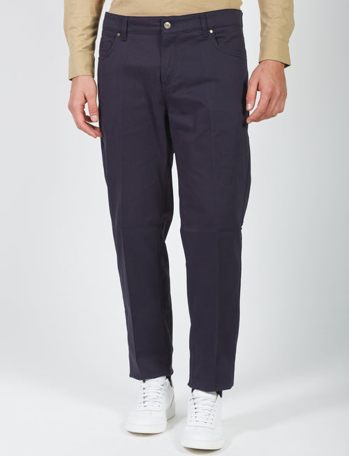 Five-pocket trousers in twill