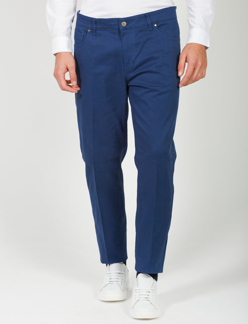 Five-pocket trousers in twill