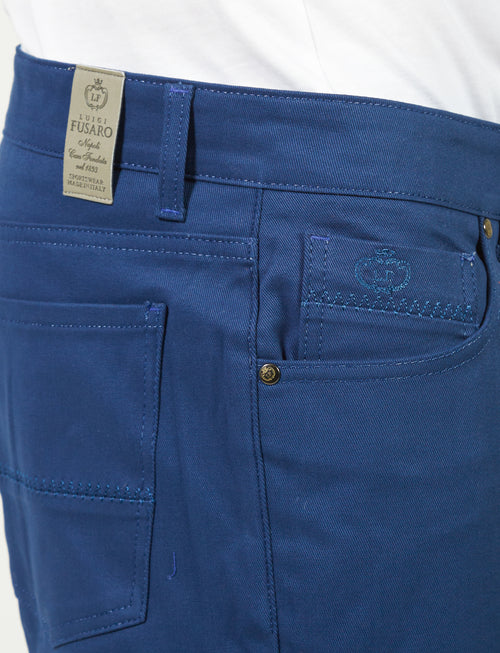 Five-pocket trousers in twill