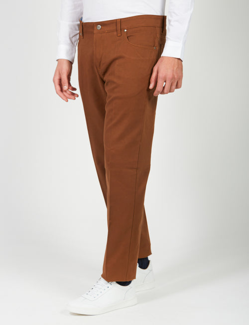 Five-pocket trousers in twill