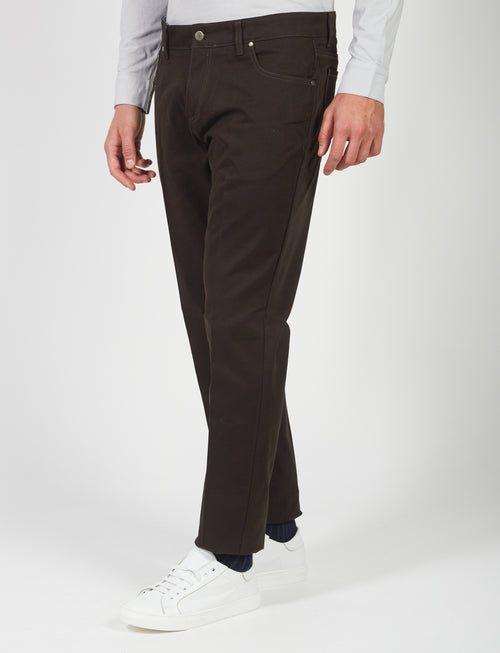 Five-pocket trousers in twill