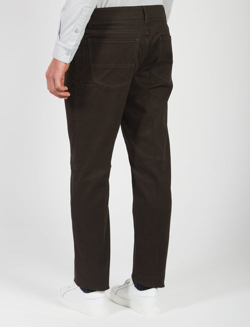 Pantalone cinque tasche in twill