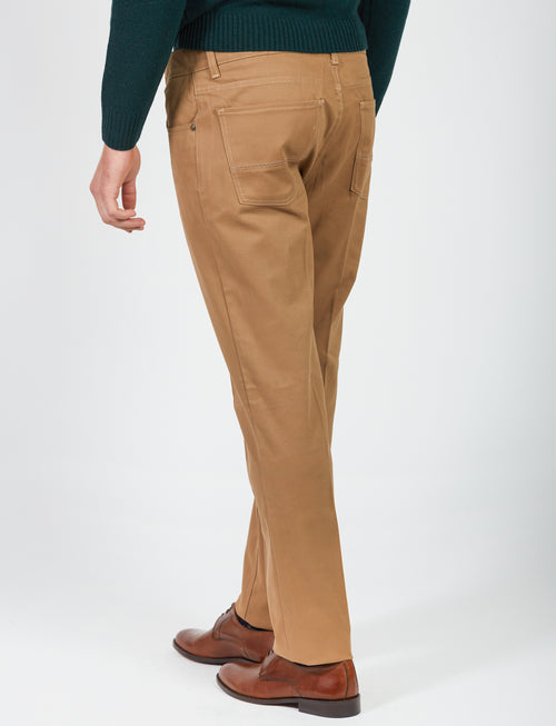 Five-pocket trousers in twill