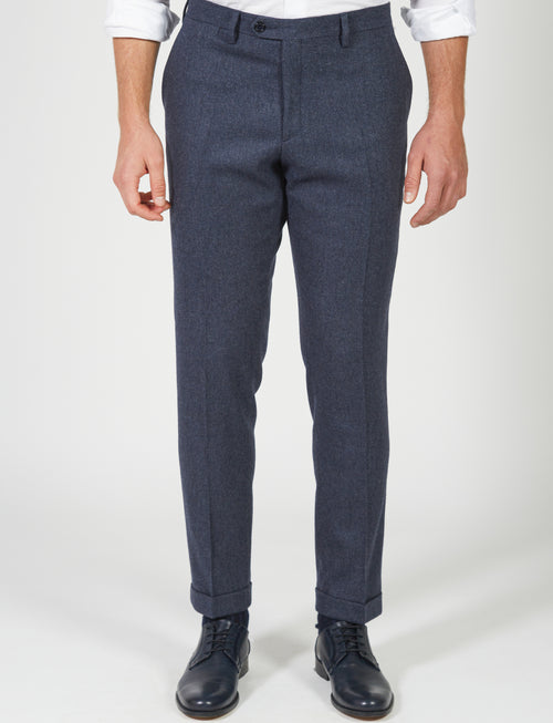 Wool flannel trousers