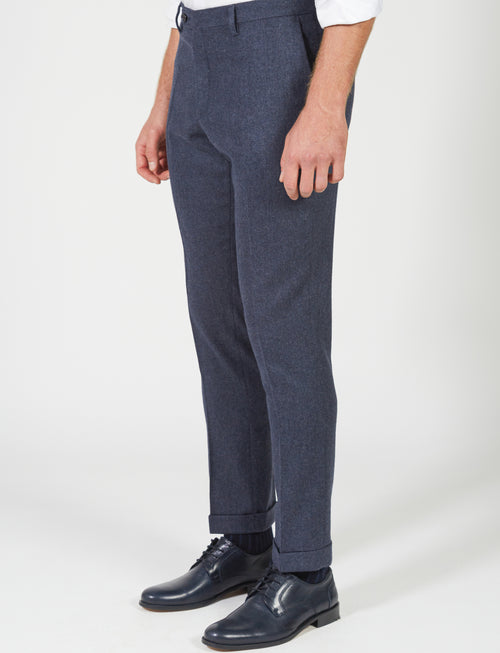 Wool flannel trousers