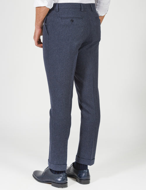 Wool flannel trousers