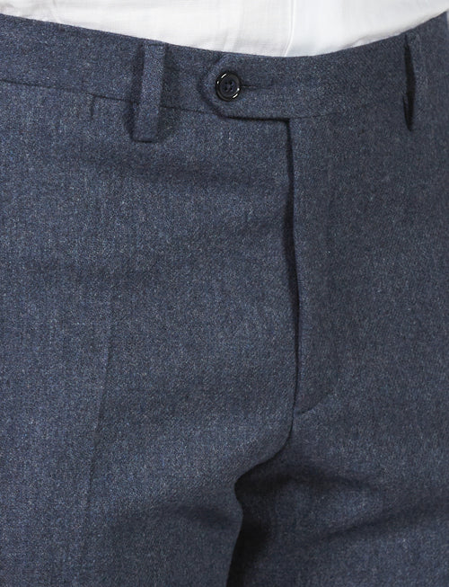 Wool flannel trousers