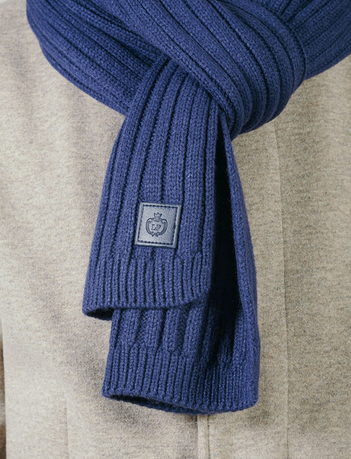 English ribbed scarf