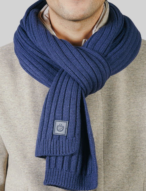 English ribbed scarf