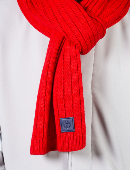 English ribbed scarf