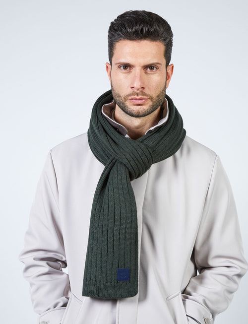 English ribbed scarf