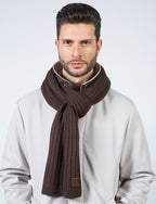 English ribbed scarf