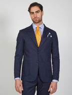 Solid color stretch cotton jacket