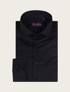 Camicia tinta unita in cotone slim