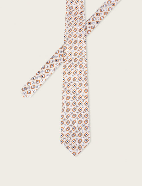 Cravatta motivo floreale_Luigi Fusaro