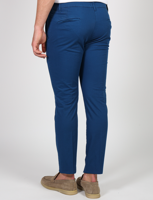 Pantalone in twill di cotone stretch