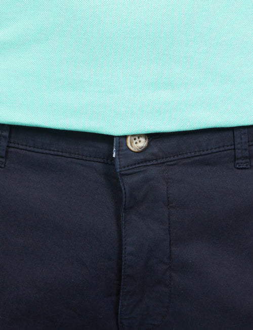 Solid color Bermuda shorts in cotton