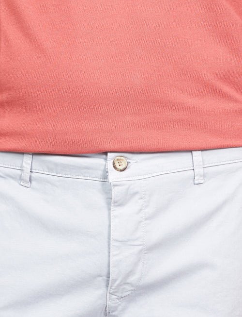 Solid color Bermuda shorts in cotton