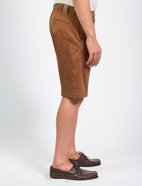 Solid color Bermuda shorts in cotton