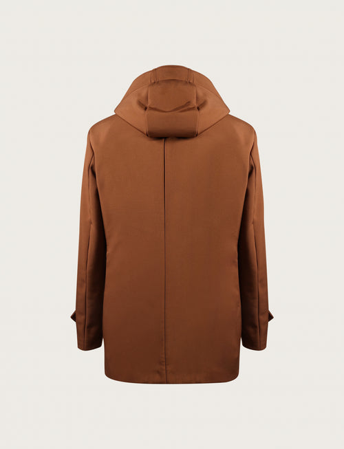 Removable parka with hood