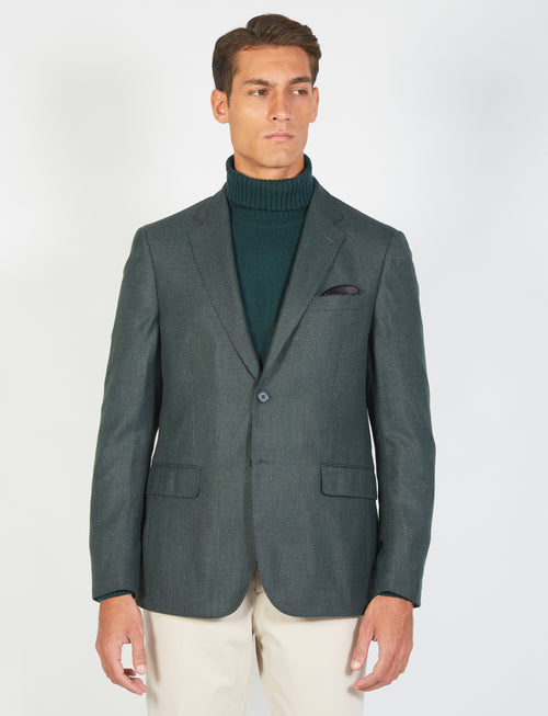 Single-breasted, two-button rope jacket 