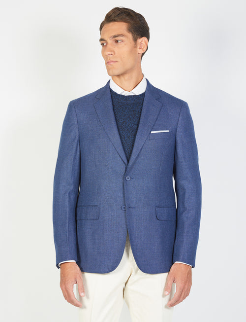 Single-breasted, two-button rope jacket 